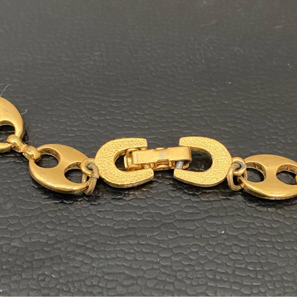 Vintage Unsigned Gold-tone White Enameled Mariner Link Chain 18” Necklace 43.1g - Picture 12 of 12